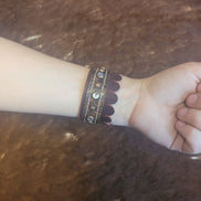 Leather Adjustable Western Style Bracelet