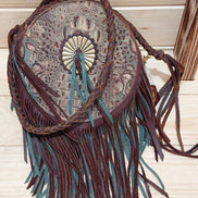 Prairie Leather Fringe Handbag