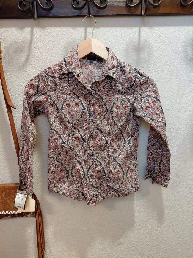 Cruel Girls Printed Long Sleeve Shirt
