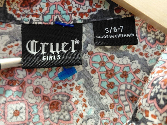 Cruel Girls Printed Long Sleeve Shirt