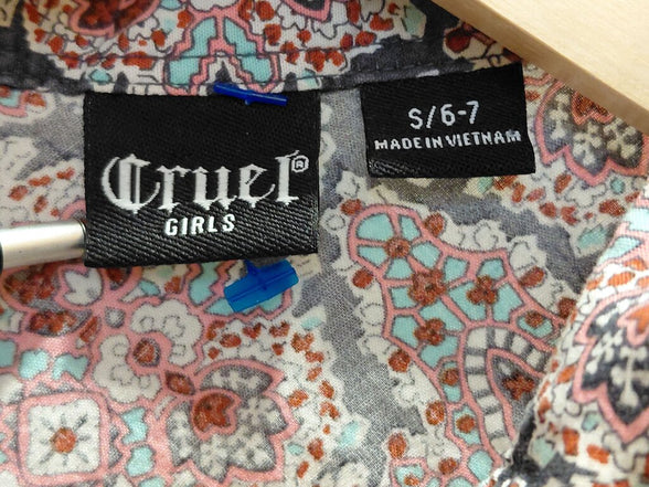 Cruel Girls Printed Long Sleeve Shirt