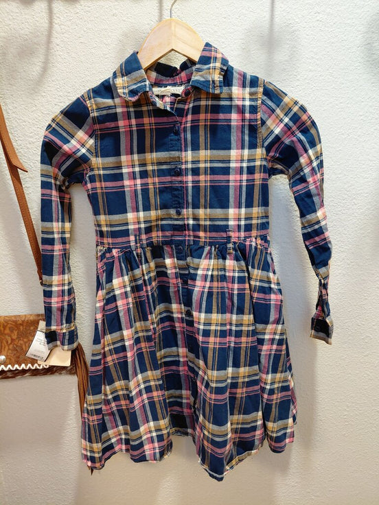 Hope & Henry Girls' Plaid Dress