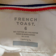French Toast Girls' White Button-Up Shirt