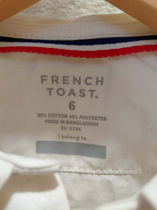 French Toast Girls' White Button-Up Shirt