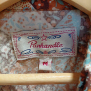 Panhandle Women's Vintage-Style Floral Button-Up Shirt