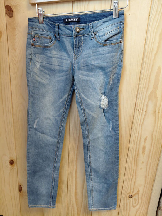 Vigoss Women's Size 10 Distressed Jeans