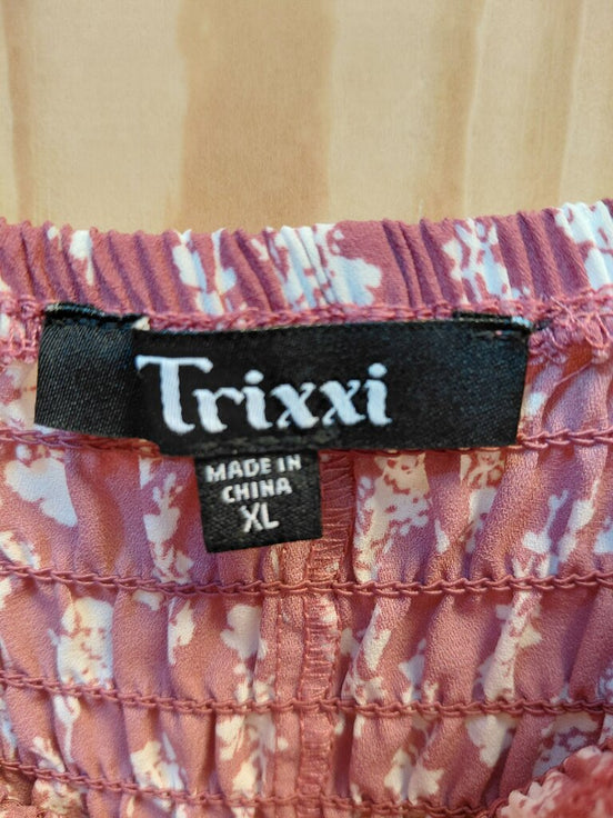 Trixxi Floral Off-Shoulder Dress