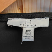 Halston Women's Black Wrap Dress