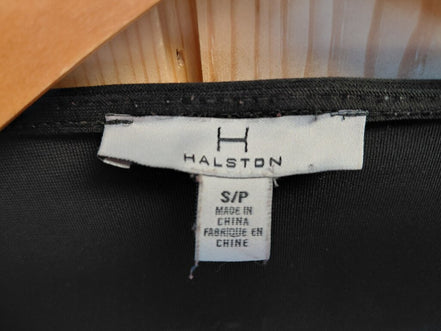Halston Women's Black Wrap Dress