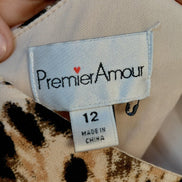 Premier Amour Women's Leopard Print Dress