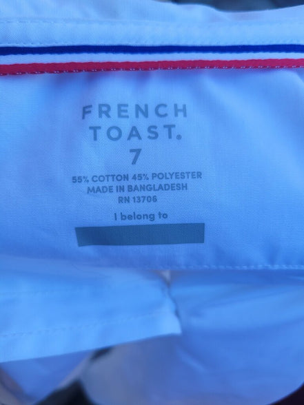 French Toast White Long Sleeve Shirt