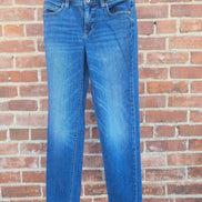 Lands' End Low Rise Roll Cuff Jeans