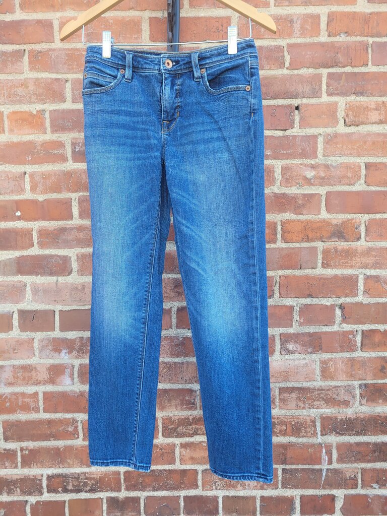 Lands' End Low Rise Roll Cuff Jeans