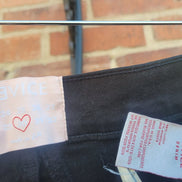 Revive Black Flared Denim Jeans