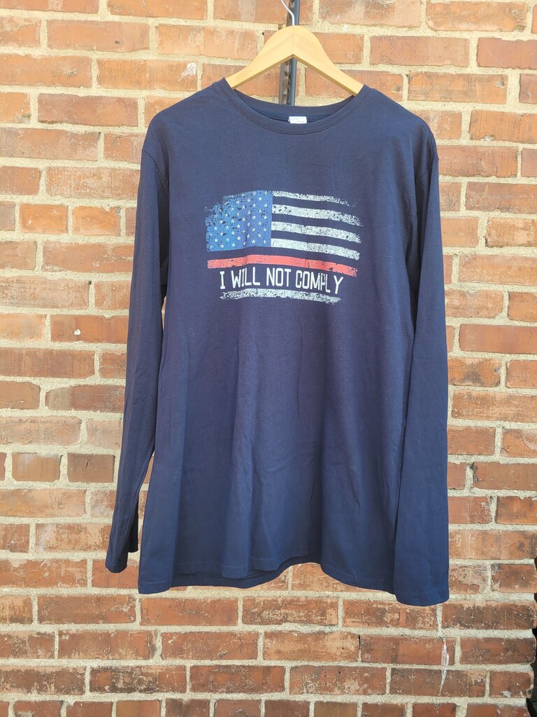 I Will Not Comply Long Sleeve Shirt