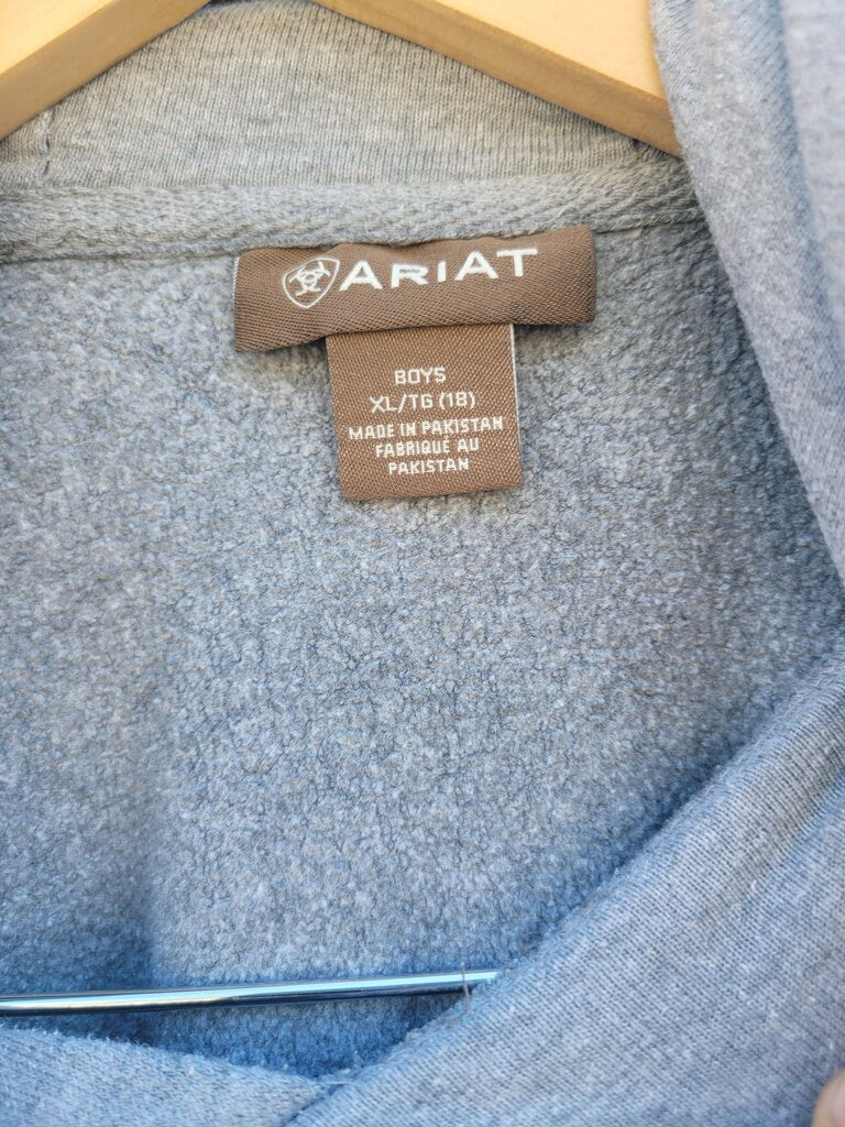 Ariat Boys' Gray Hoodie