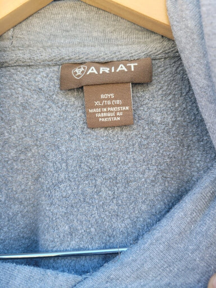 Ariat Boys' Gray Hoodie