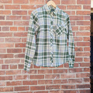 Browning Men’s Green Plaid Button-Up Shirt
