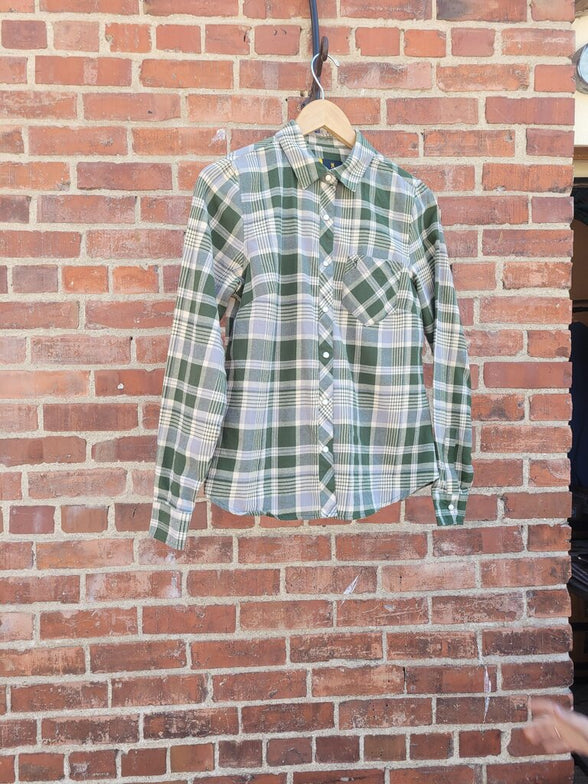 Browning Men’s Green Plaid Button-Up Shirt
