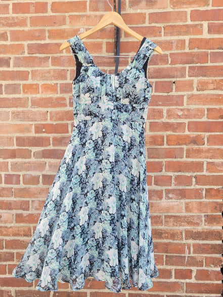 Floral Print Dress by Connected Apparel
