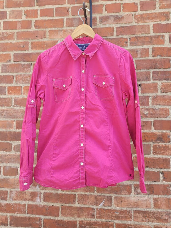 Tommy Hilfiger Pink Long Sleeve Shirt