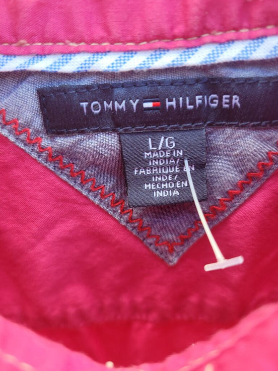 Tommy Hilfiger Pink Long Sleeve Shirt