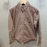 Boys' Plaid Button-Up Shirt