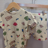 Kids Toddler Cartoon Outfit