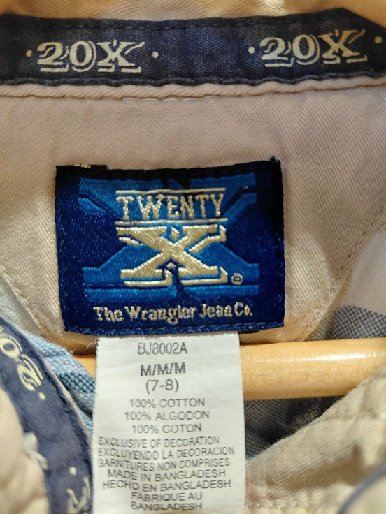 Twenty X Wrangler Boys Plaid Shirt