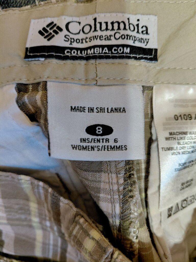Columbia Women's Plaid Shorts