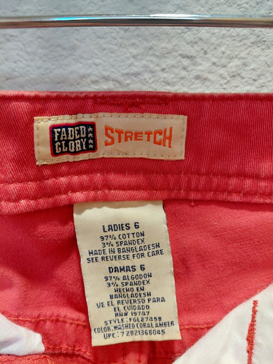 Faded Glory Ladies Coral Shorts