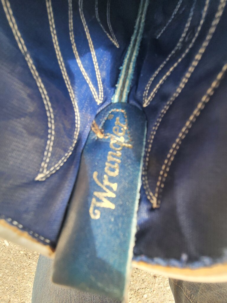 Wrangler Blue Cowboy Boots
