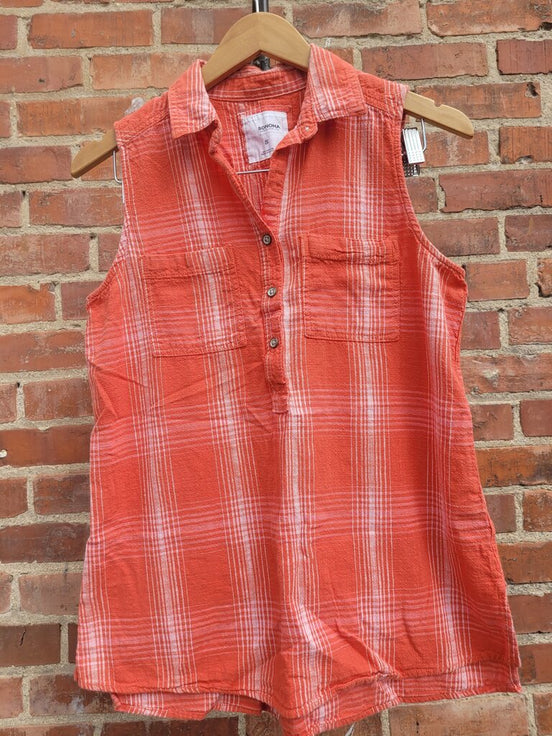 Sonoma Women's Sleeveless Plaid Top