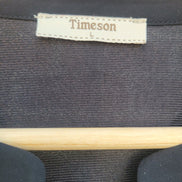 Timeson Women's Black Pleated Top