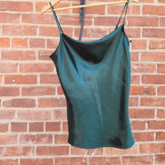 Express Large Green Satin Camisole