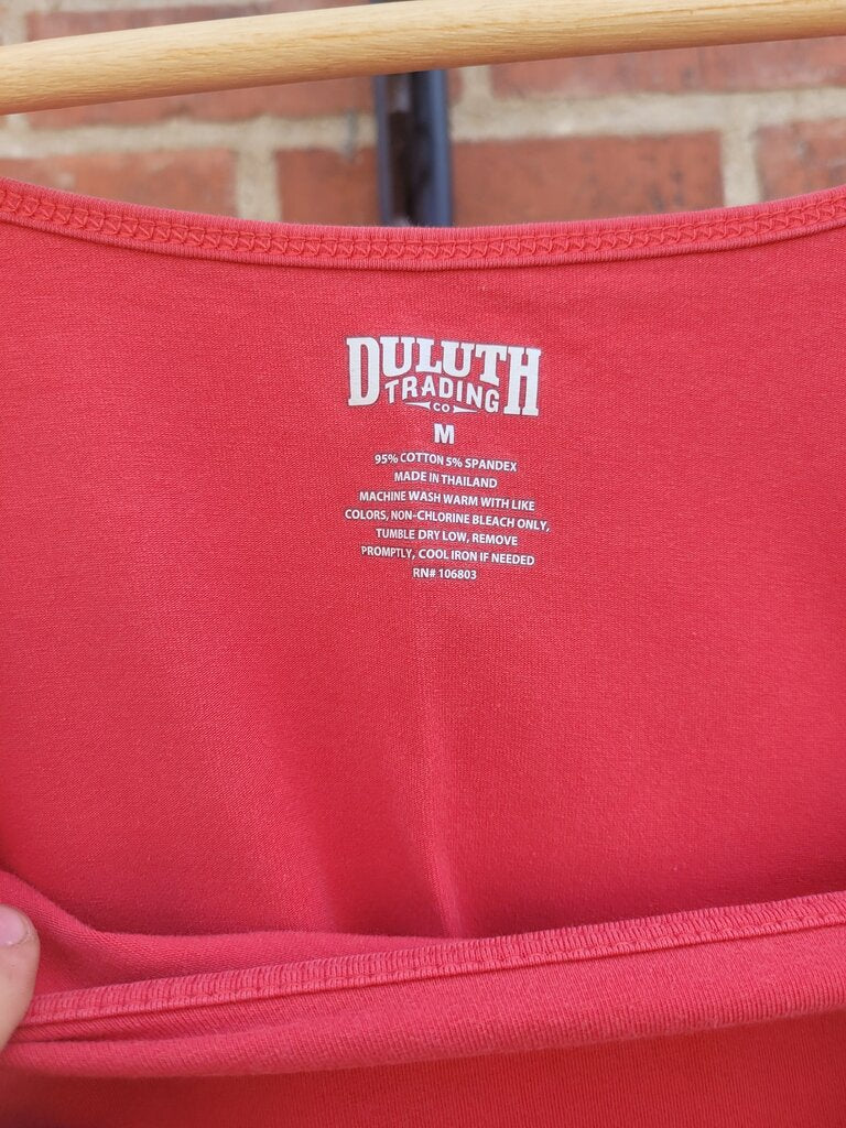 Duluth Trading Co. Red Tank Top