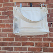 Fortuna Valentino White Leather Handbag