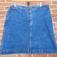 Lauren Jeans Co. Blue Denim Skirt