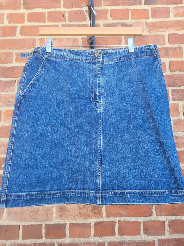 Lauren Jeans Co. Blue Denim Skirt