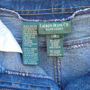 Lauren Jeans Co. Blue Denim Skirt