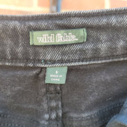 Wild Fable Black Denim Skirt