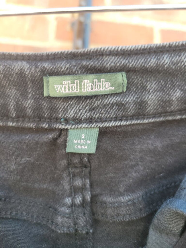 Wild Fable Black Denim Skirt