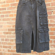 Wild Fable Black Denim Skirt