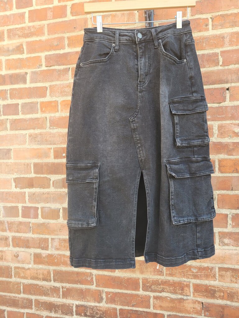Wild Fable Black Denim Skirt
