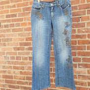 Vanilla Star Women’s Embellished Bootcut Jeans