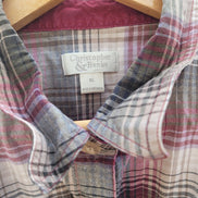 Christopher & Banks Plaid Button-Up Shirt