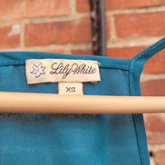 Lily White Teal Camisole