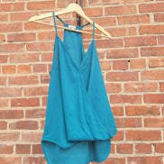 Lily White Teal Camisole