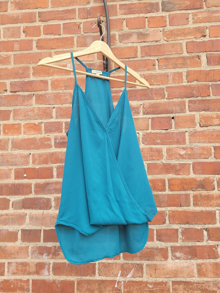 Lily White Teal Camisole
