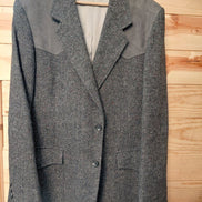Men's Gray Western Blazer